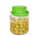 Clear Glass Big Food Storage Jars/ Pickle Jars with Plastic Caps